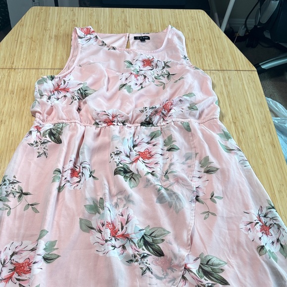 As U Wish Pink Floral Midi Dress - Picture 1 of 7